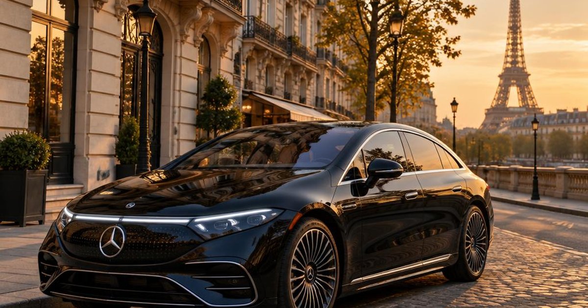 Chauffeur privé Mercedes pour mariage à Paris